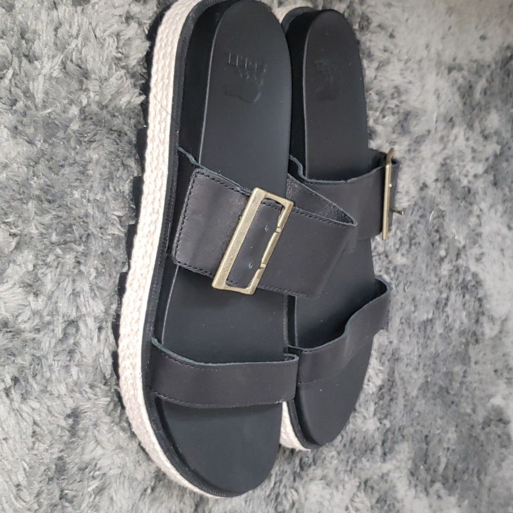 Sorel Roaming Buckle Slide Jute - Picture 2 of 3